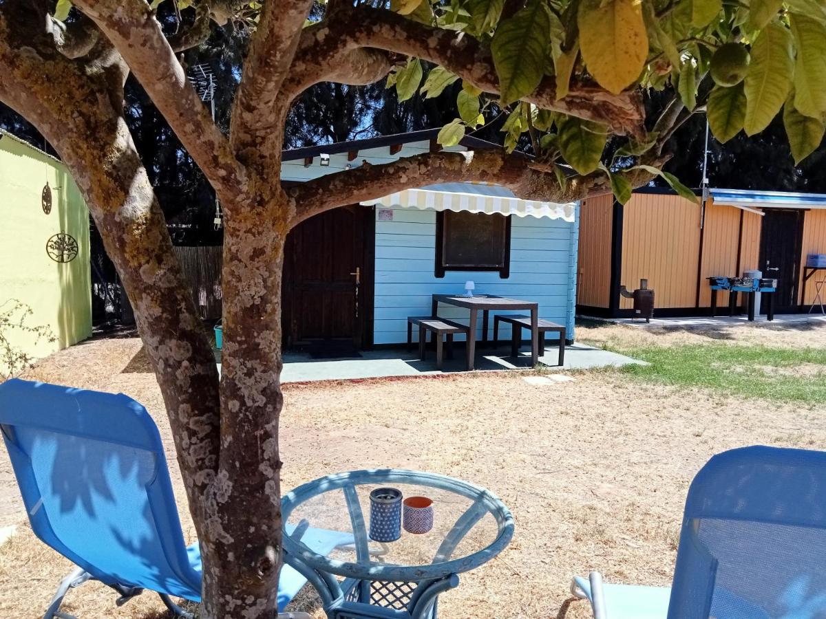 Chiclana-Cabana-Parking-Blue Chiclana de la Frontera Buitenkant foto
