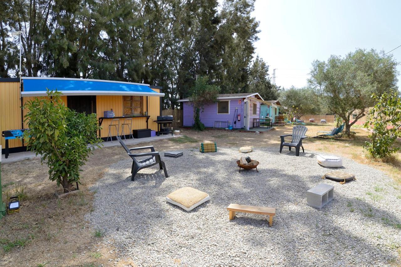 Chiclana-Cabana-Parking-Blue Chiclana de la Frontera Buitenkant foto